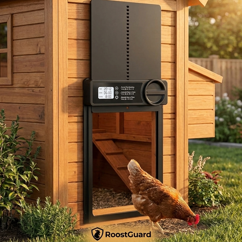 Automatic Chicken Coop Door with Timer | Predator-Proof Aluminum